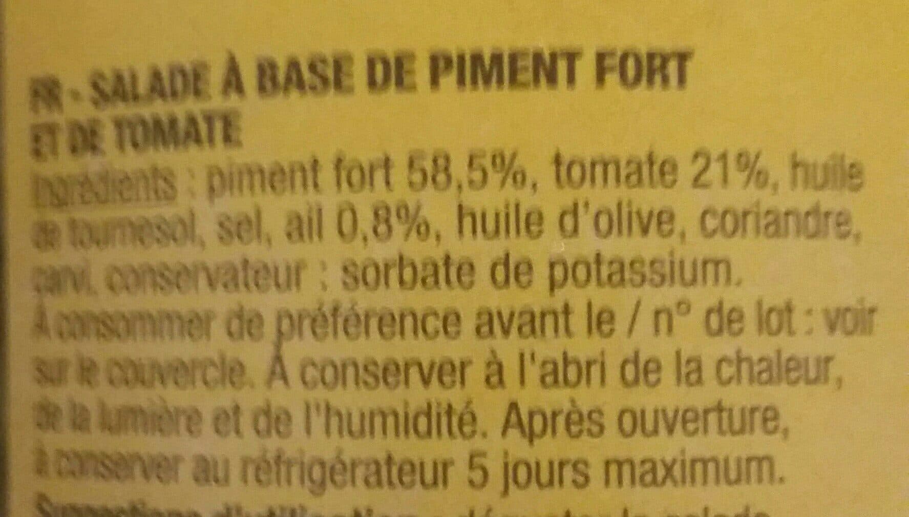 Les Comptoirs De Carthage Salade Méchouia piquante packshot