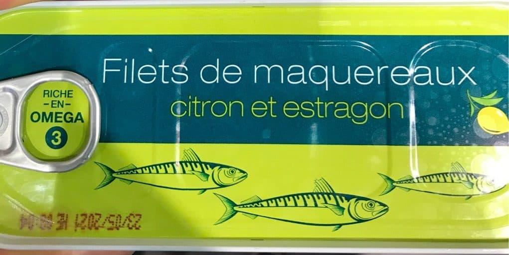 Grand Frais Filets de Maquereaux Citron et Estragon packshot
