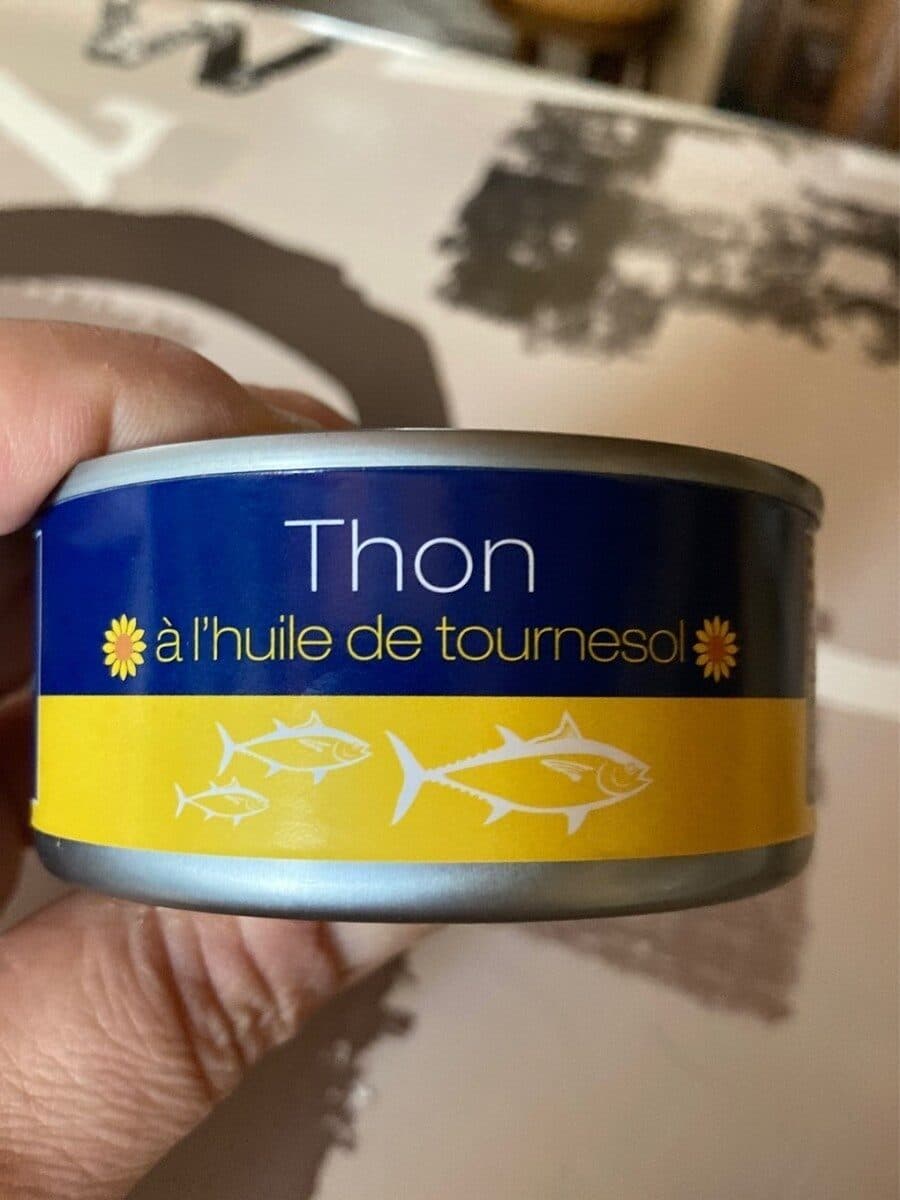 Open Food Facts Thon à l'huile de tournesol packshot