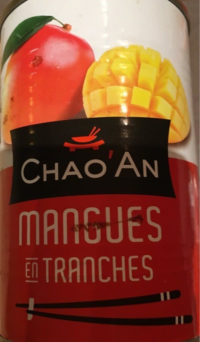 Chao'An Mangues en tranches packshot