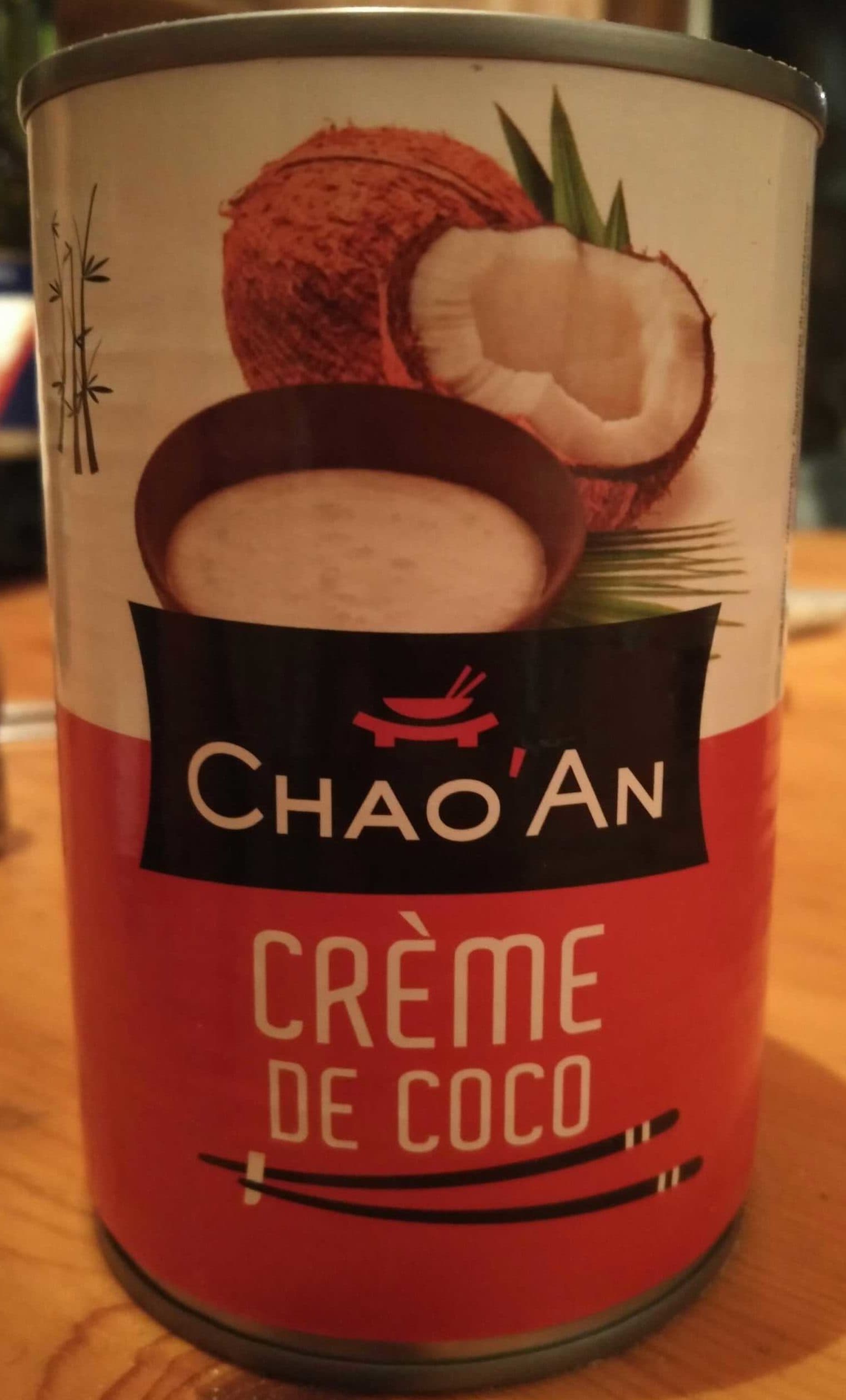 Chao an Crème de coco packshot