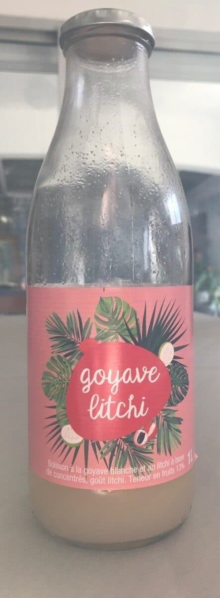 Agidra Boisson à la goyave blanche et au litchi packshot