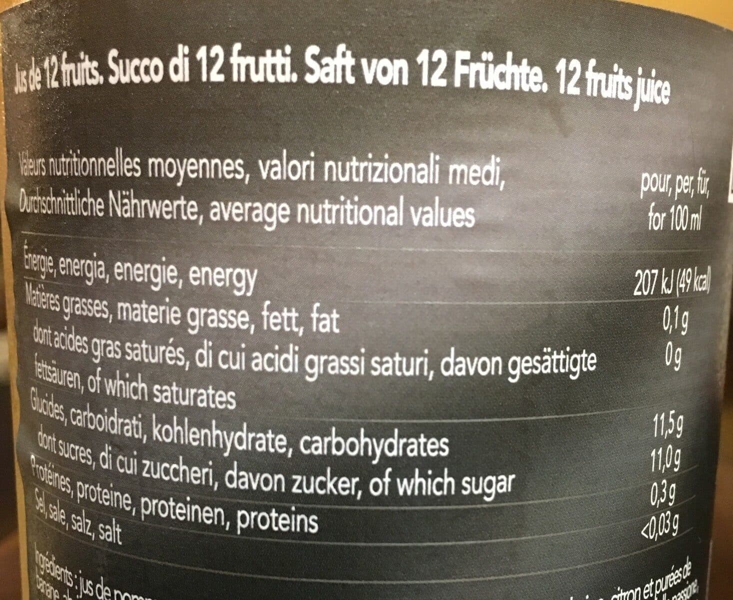 Grand Frais Pur Jus Multifruits packshot