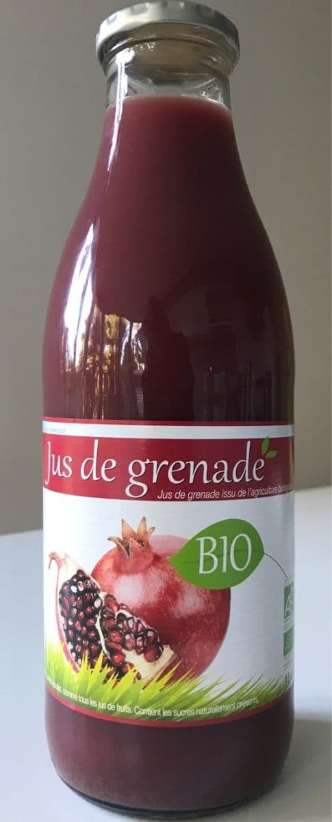 Open Food Facts Pur jus de grenade bio packshot