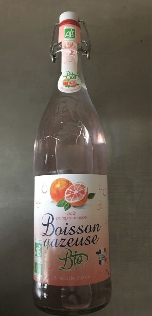 Agidra Boisson gazeuse bio pamplemousse packshot