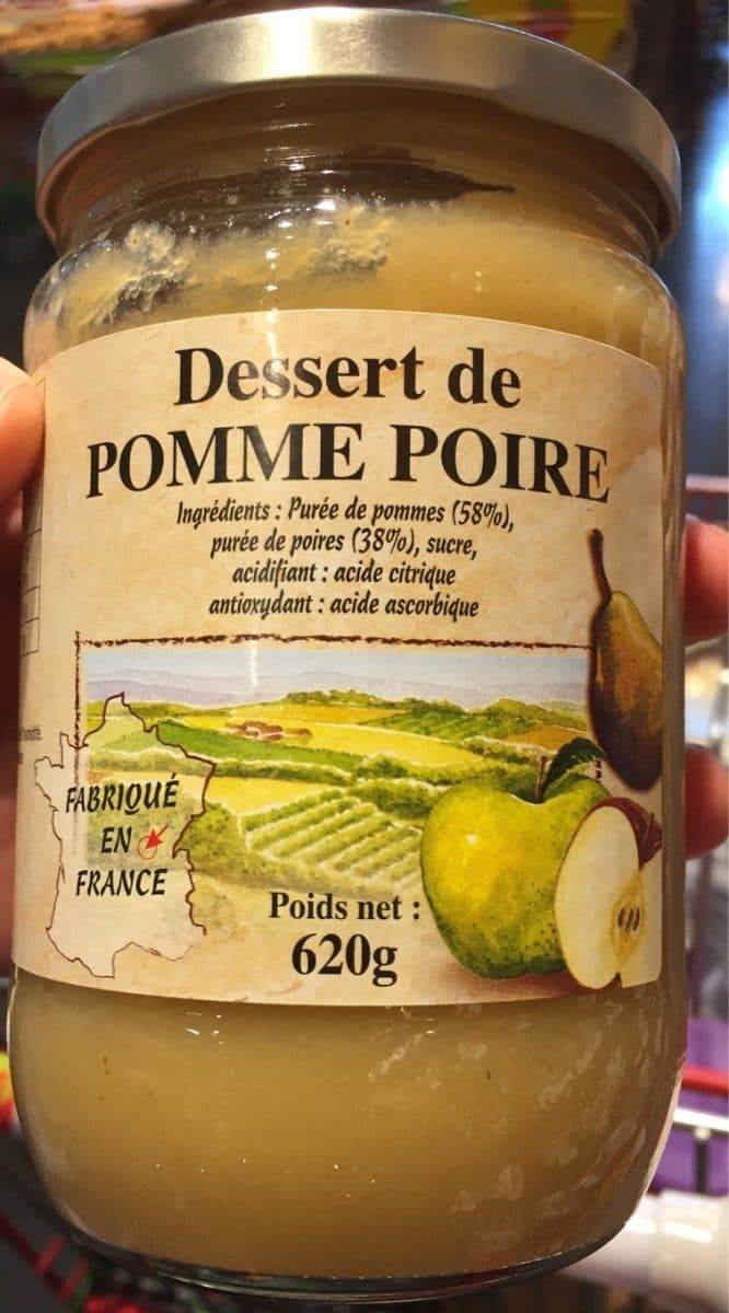 Open Food Facts Dessert de pomme poire packshot