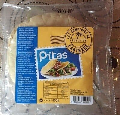 les comptoirs de Carthage Pitas packshot