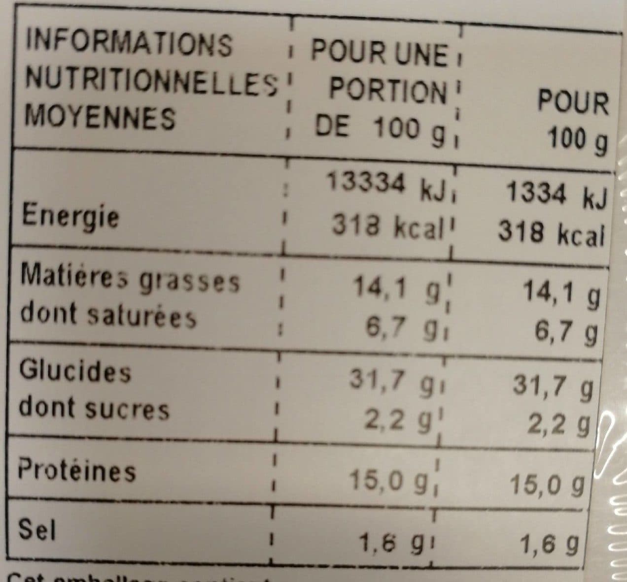Poulaillon Bretzels gratinés emmental lardon packshot