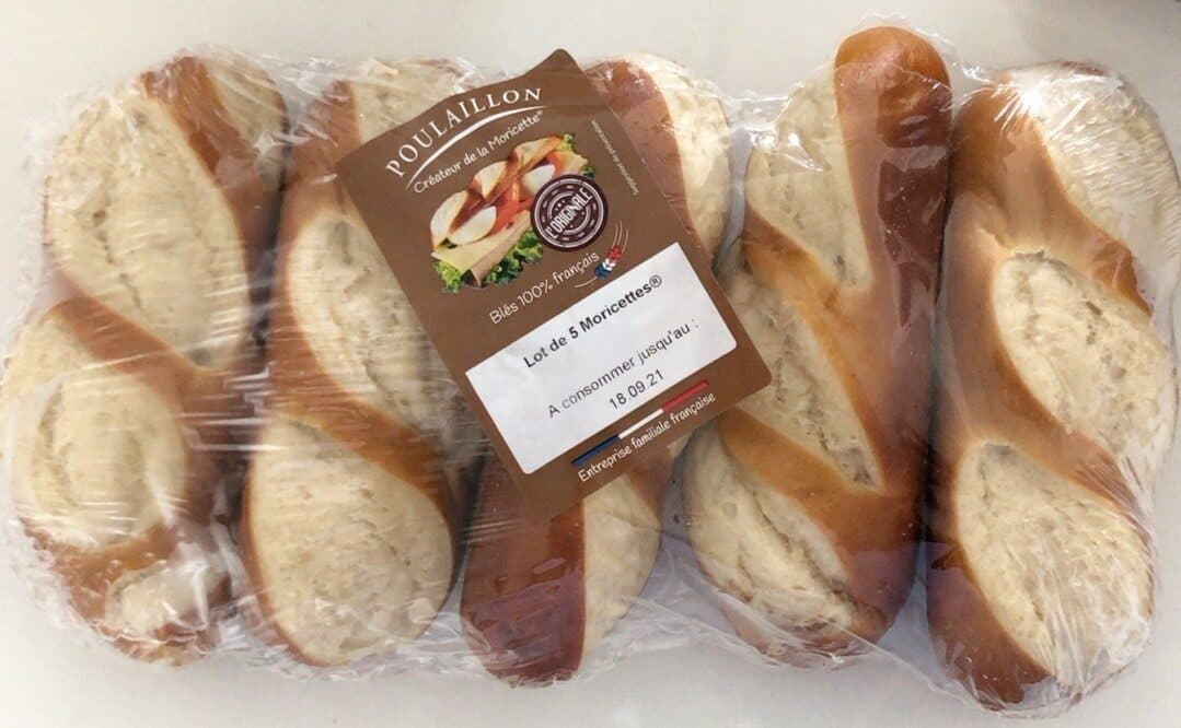 Poulaillon Moricette® x 5 packshot