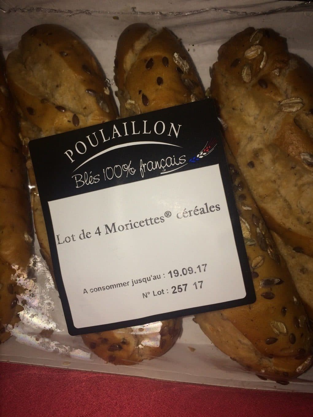 Poulaillon Lot de 4 Moricettes Céréales packshot