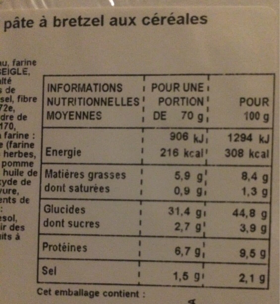 Poulaillon Lot de 4 Moricettes Céréales packshot
