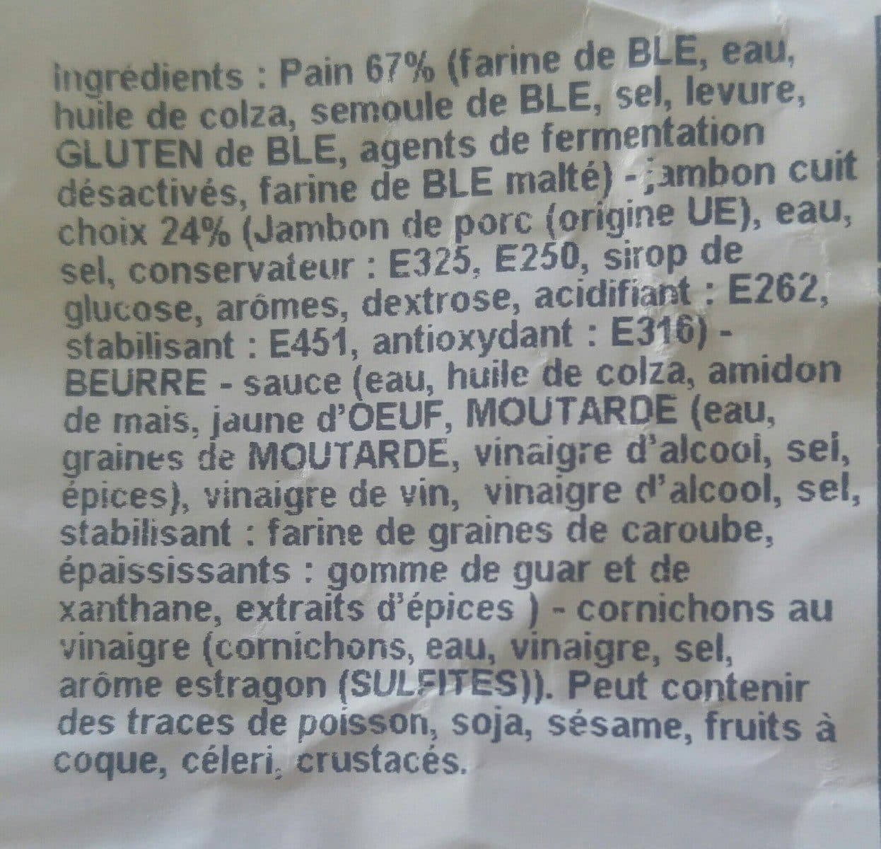 Poulaillon Sandwich Jambon Cuit packshot