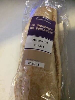 Les Ateliers Gourmands Le sandwich du boulanger packshot