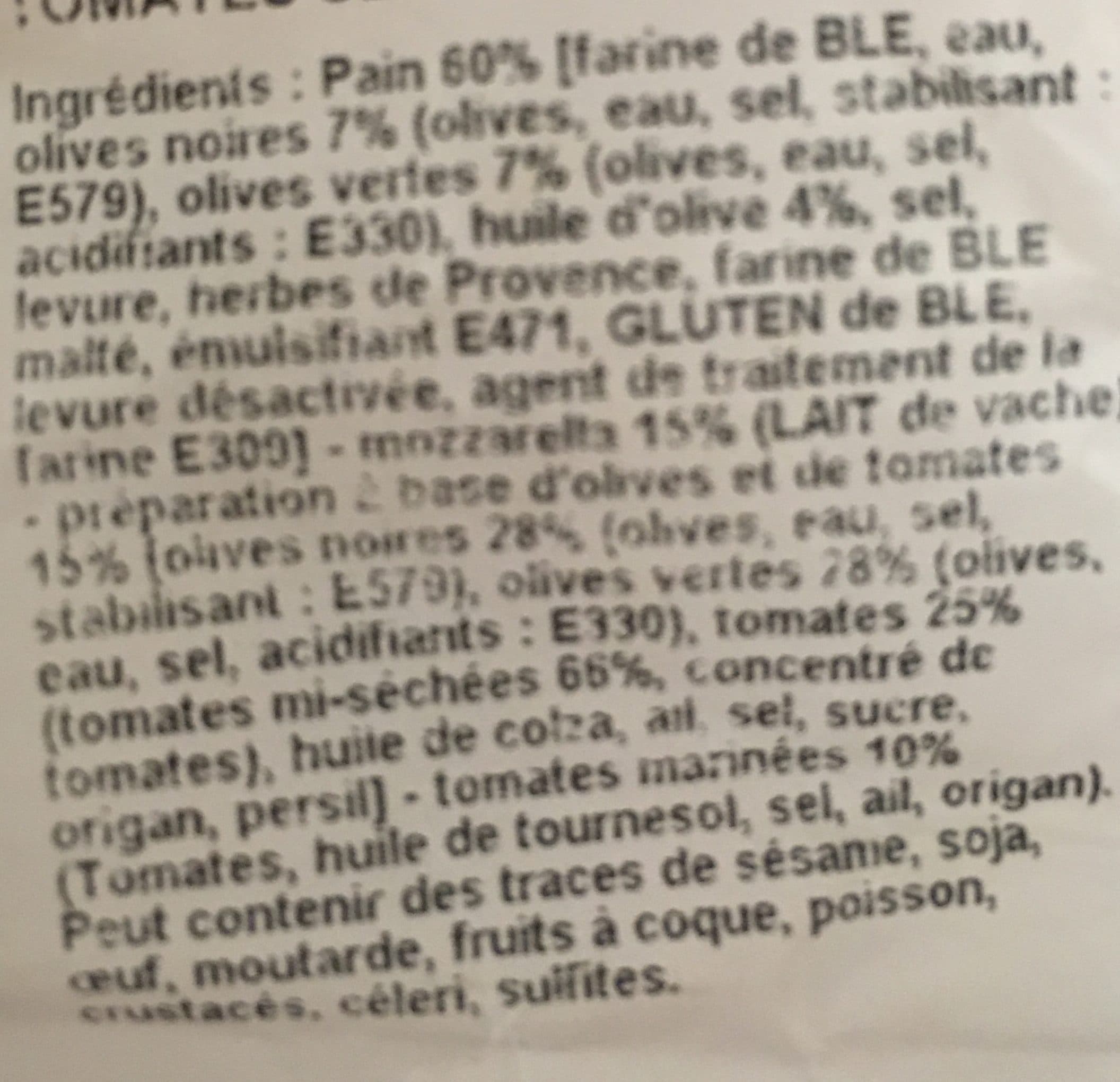 Le Sandwich Du Boulanger Méditerranéen packshot