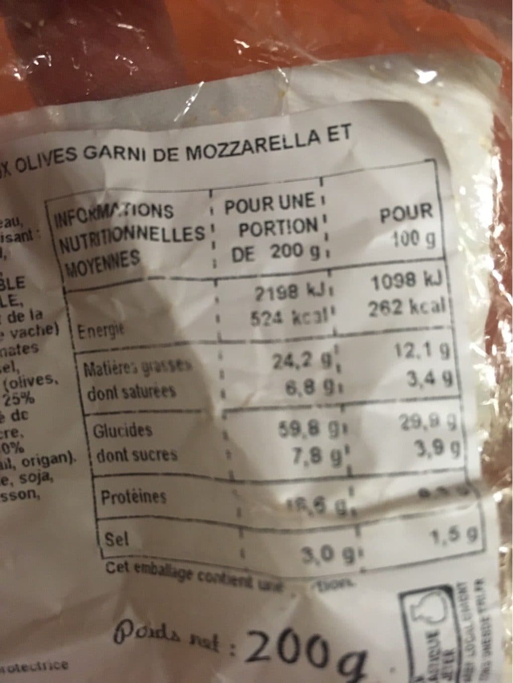 Le Sandwich Du Boulanger Méditerranéen packshot