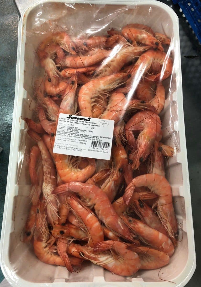 Open Food Facts Crevette elevage cuite refeigeree 30/50 packshot