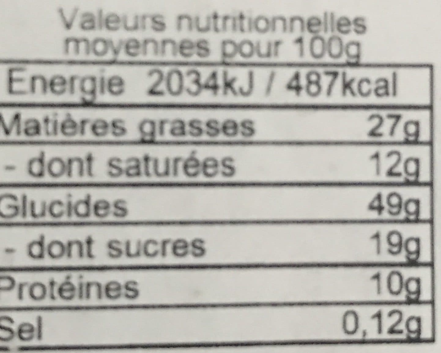 Open Food Facts Corne de gazelle packshot