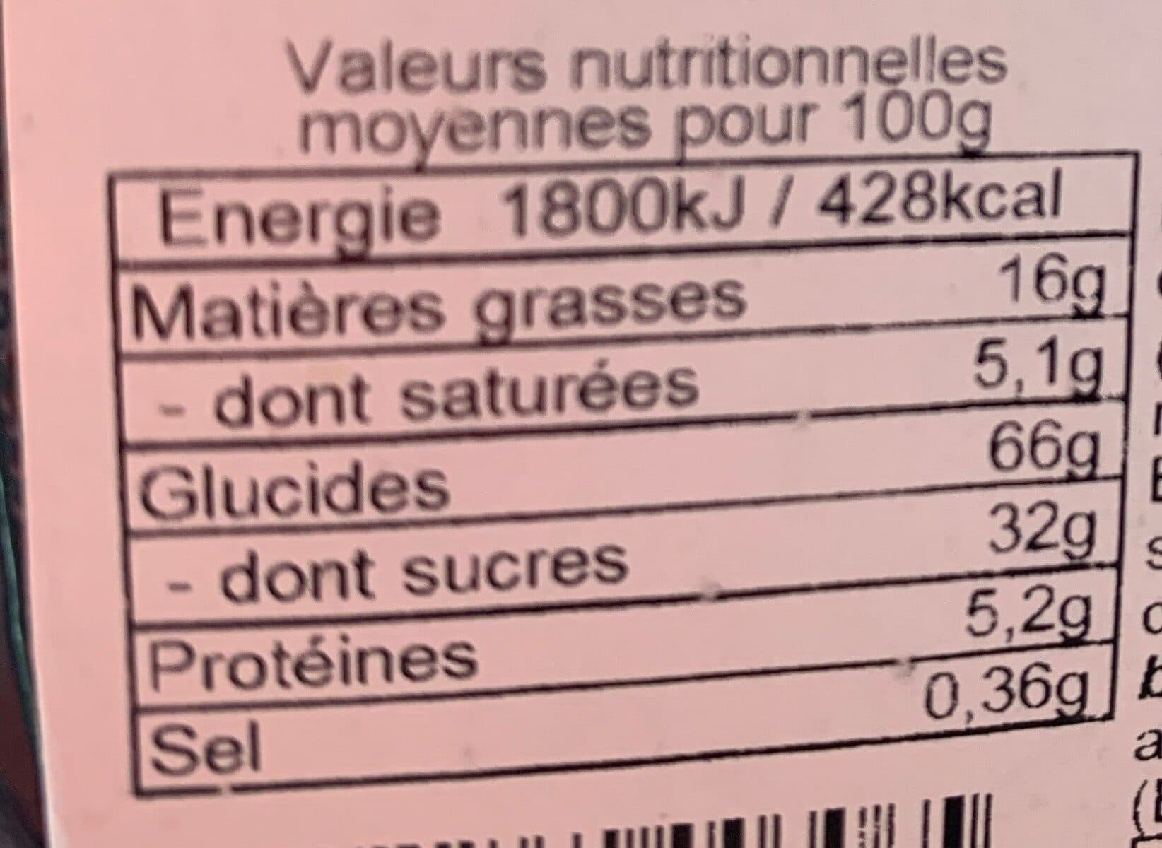 Open Food Facts Pâtisserie Libanaise packshot