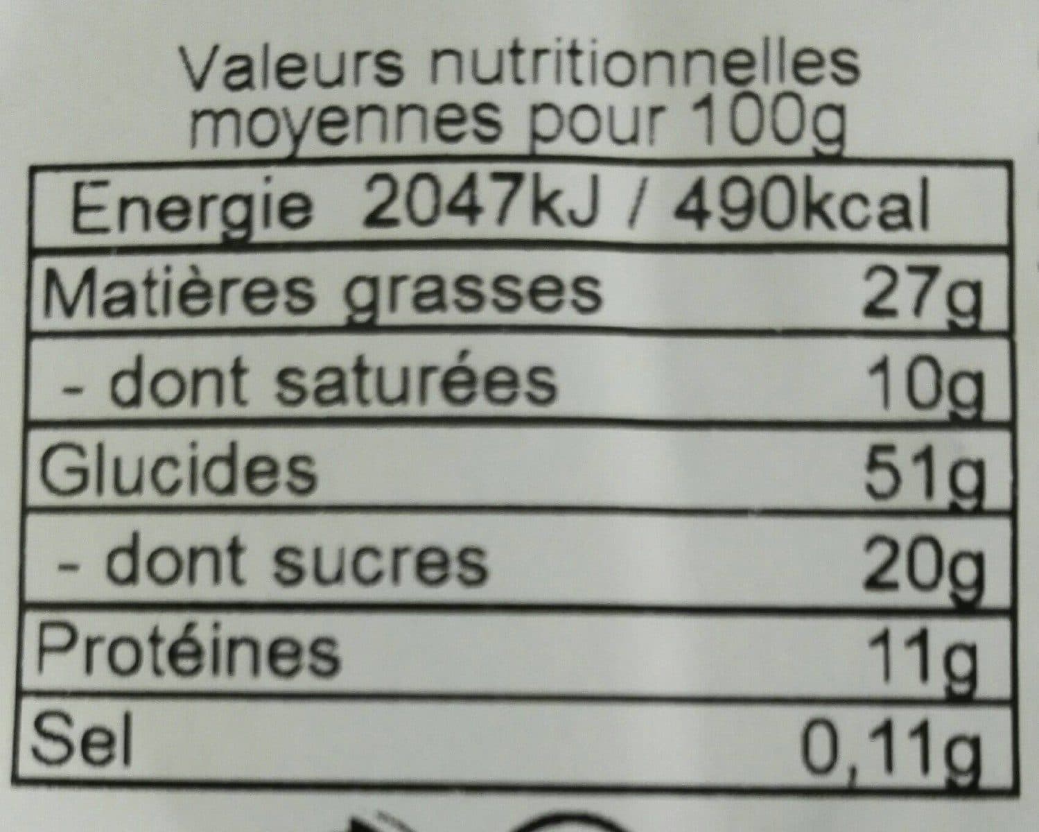 Open Food Facts Corne amande ×4 packshot