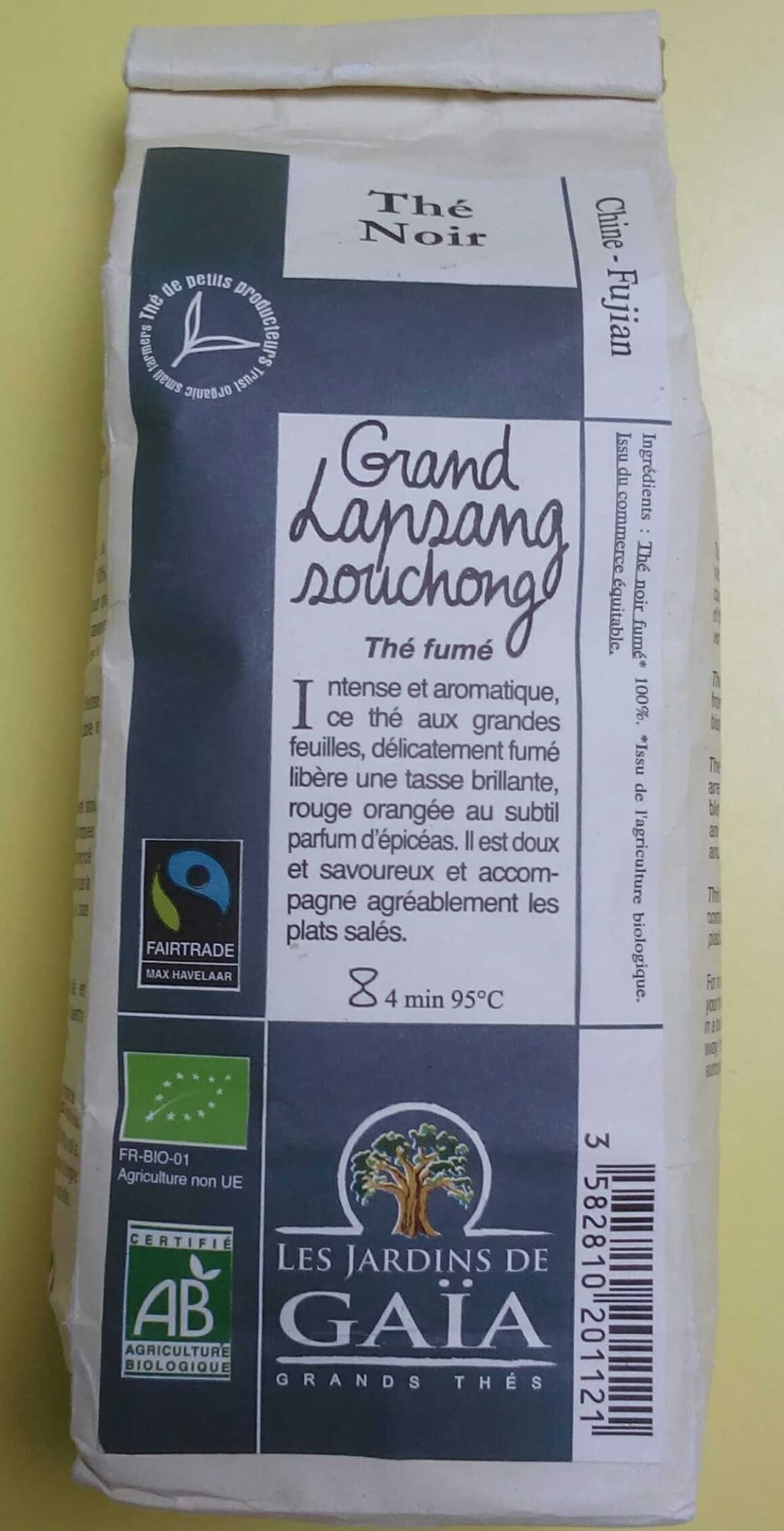 Les Jardins de Gaïa Grand Lapsang Souchong packshot