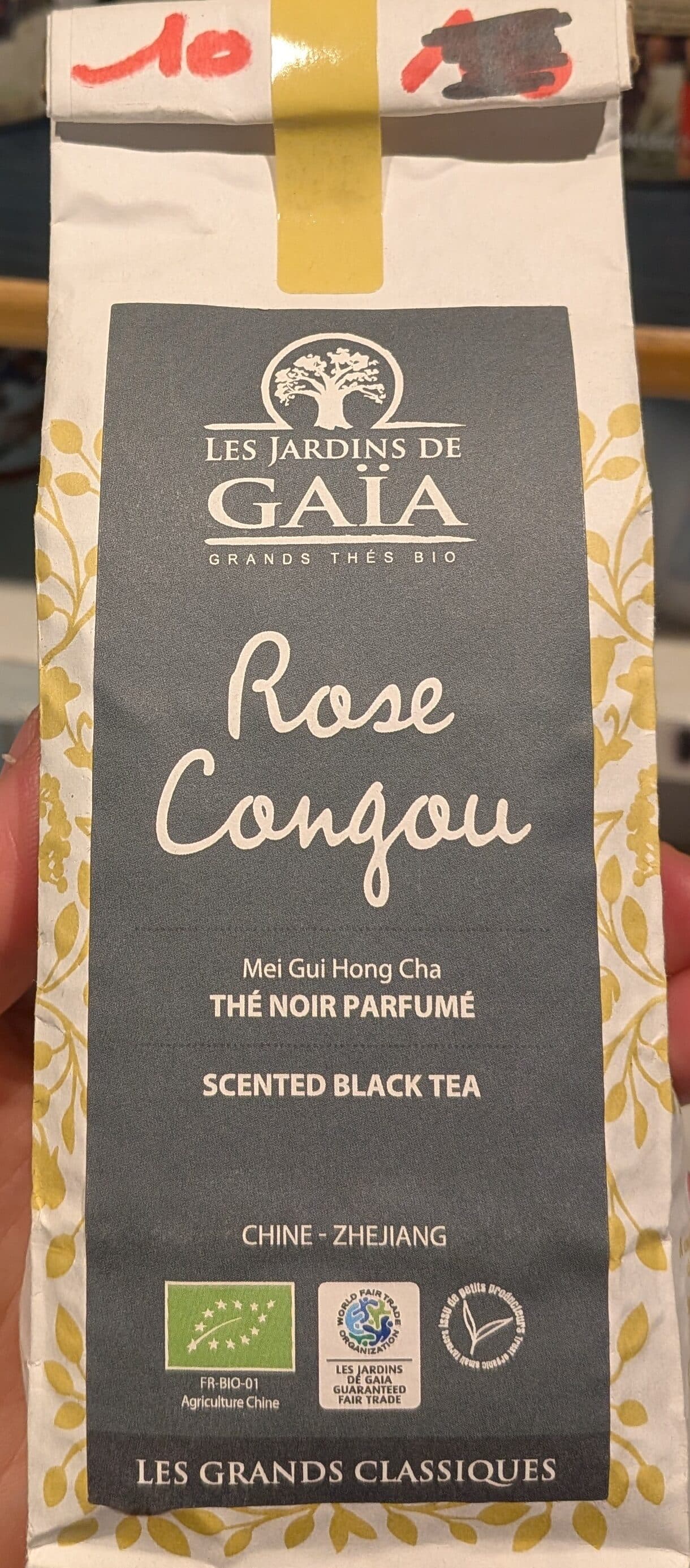 Les Jardins de Gaïa Rose Congou packshot