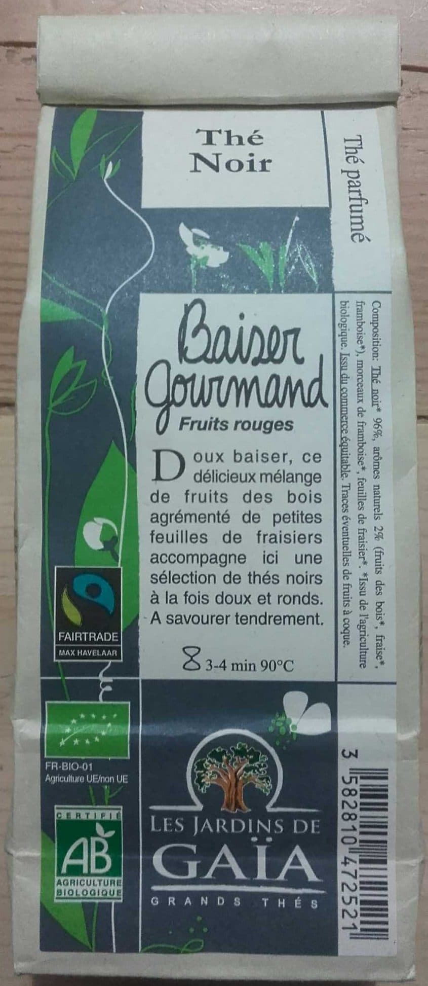 Les Jardins de Gaïa Baiser gourmand packshot