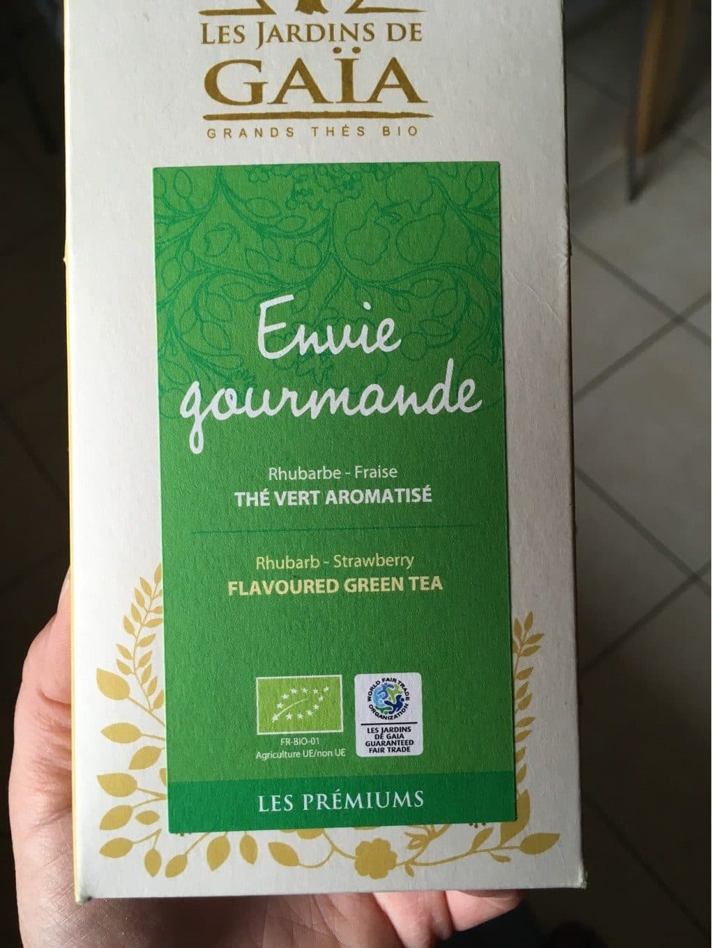 Les Jardins de Gaia Envie gourmande rhubarbe-fraise packshot