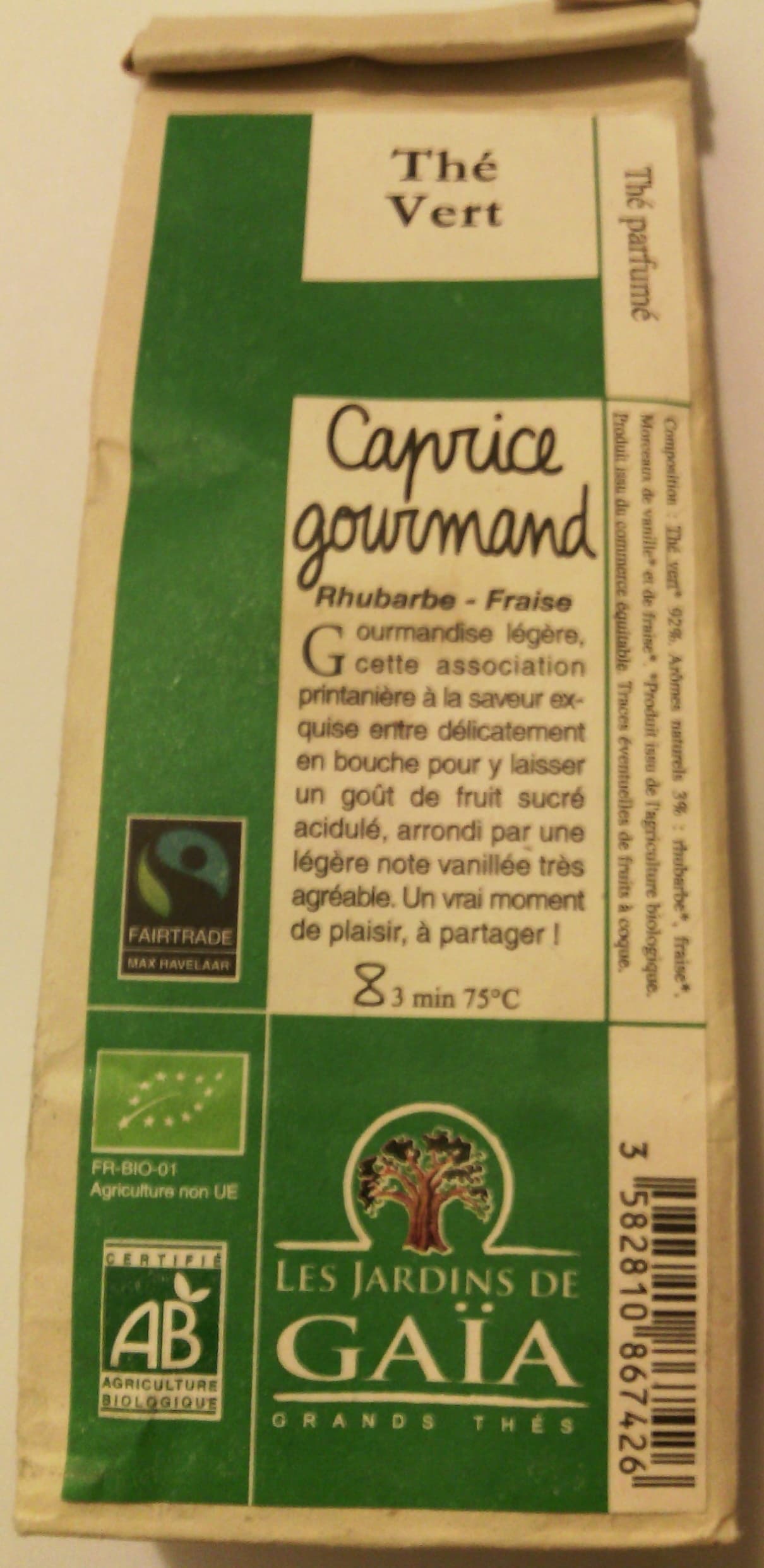 Les Jardins de Gaïa Caprice gourmand packshot