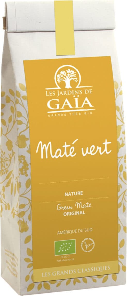 Les Jardins de Gaïa Maté vert packshot