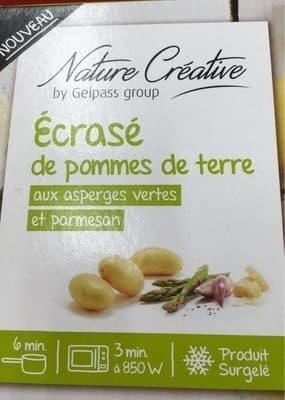 Nature Creative Ecrase de pommes de terre aux adperges vertes et parmesan packshot