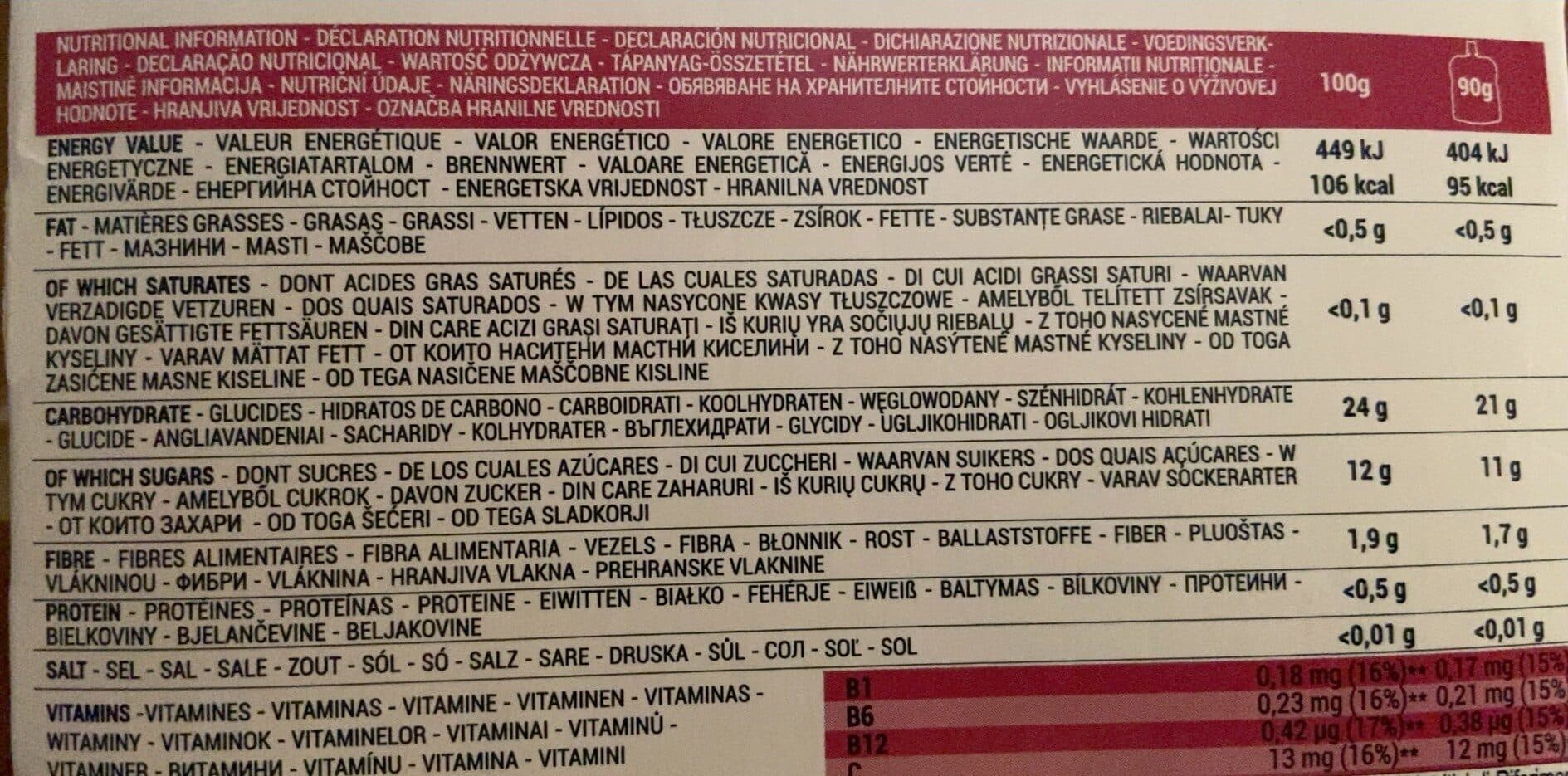 Aptonia Energy fruit mix apple red fruits packshot