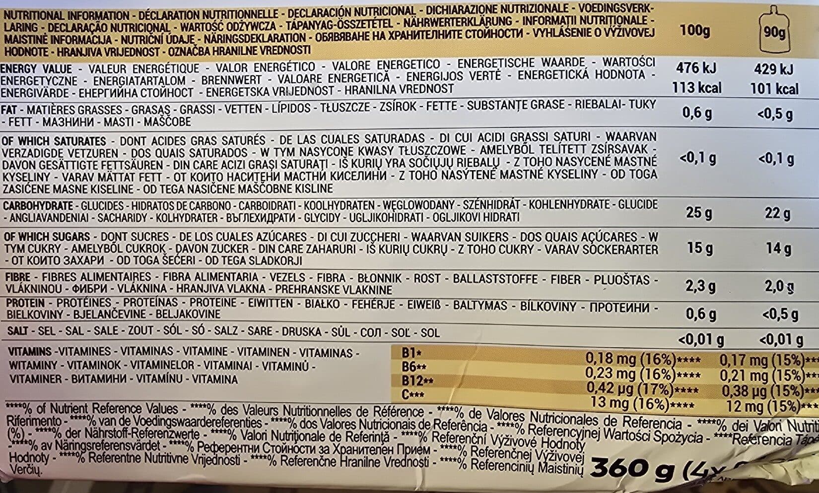 Aptonia Energy fruit mix apple banana packshot