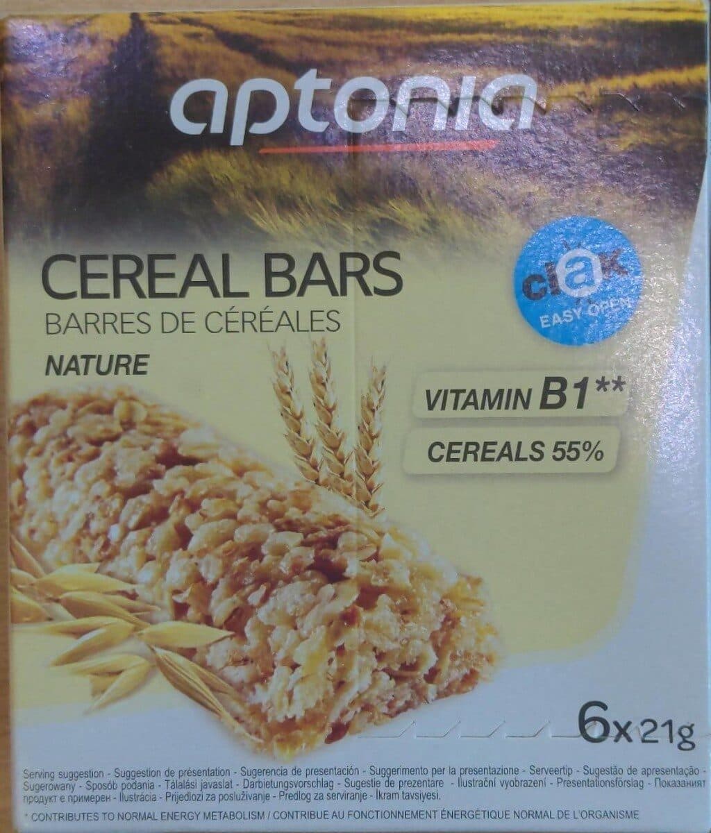 Aptonia Barres de cereales nature packshot