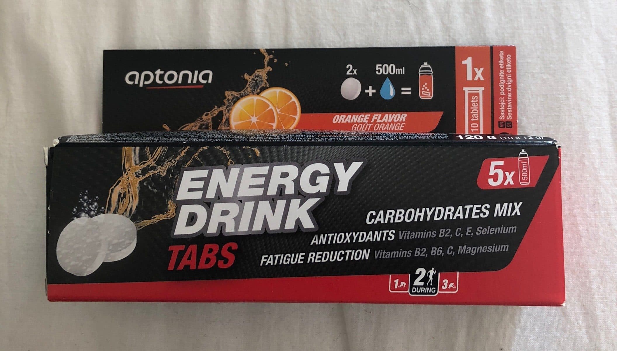 Aptonia Energy Drink Tabs Orange Flavor packshot
