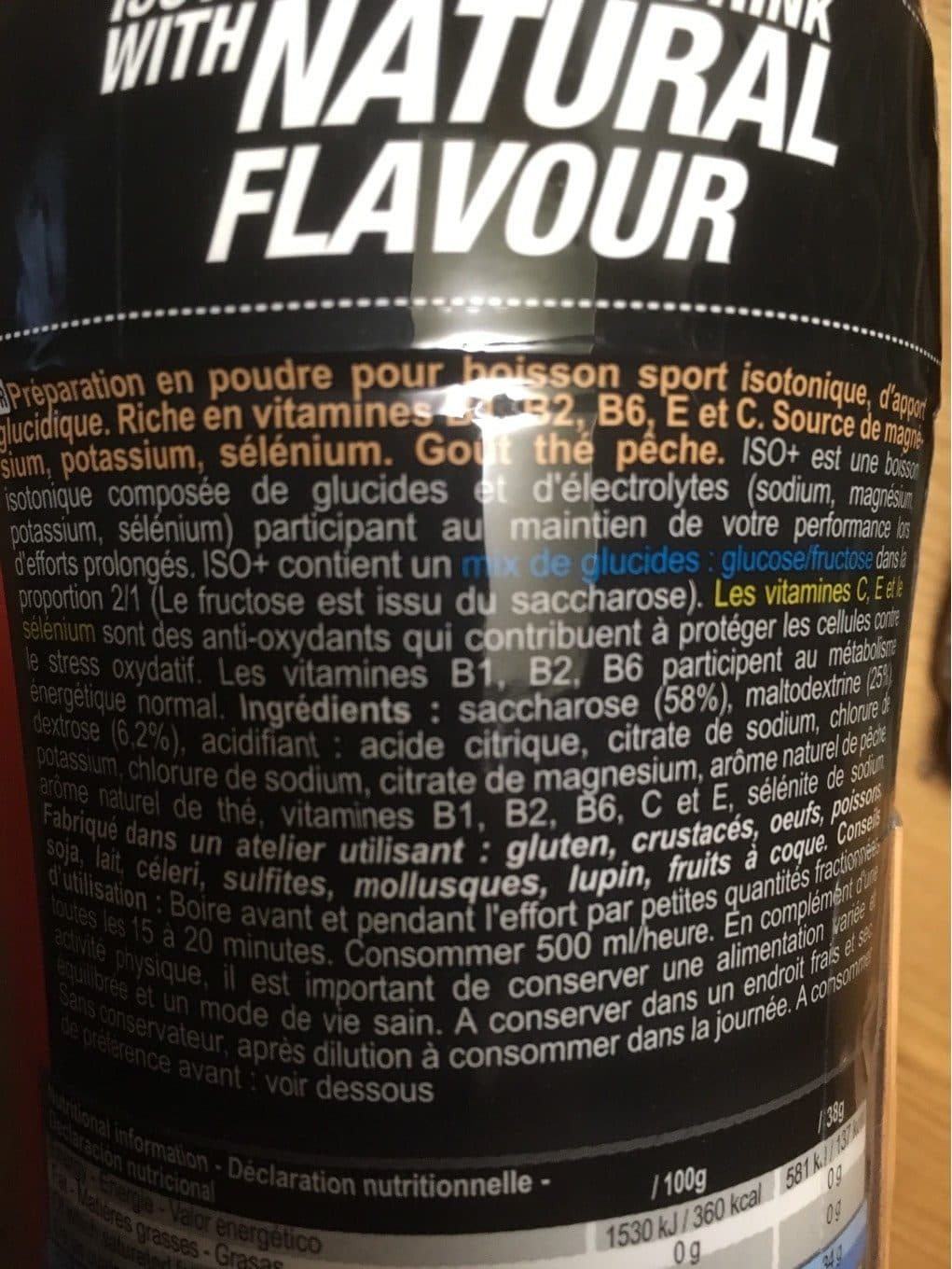 Aptonia ISO+ THÉ PÊCHE packshot