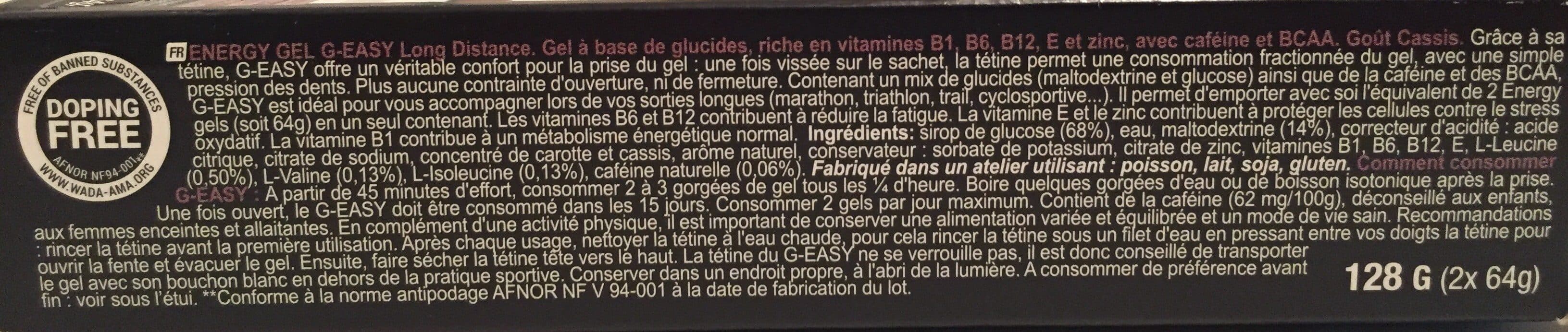 Aptonia Energy gel g-easy packshot
