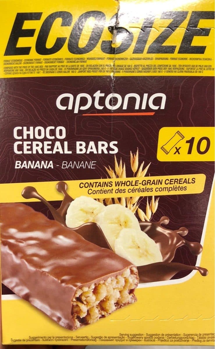 Aptonia Choco Céréal Bars Banane packshot