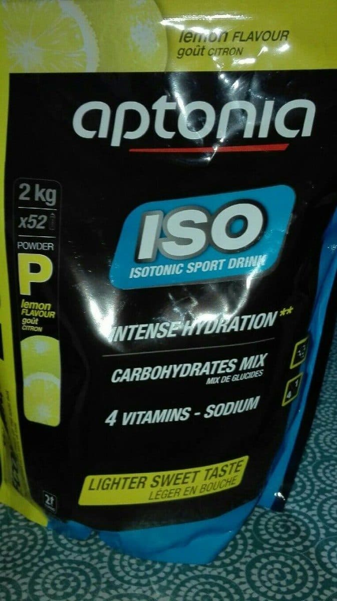 Aptonia Poeder Voor Isotone Dorstlesser Iso Citroen 2 KG packshot