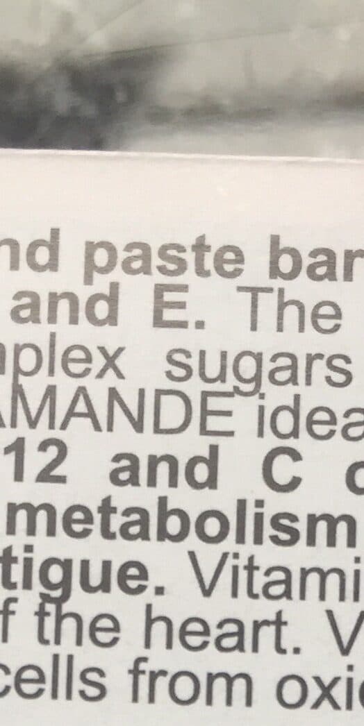Aptonia Ultra Almond Barre Banane, pâte d'amandes packshot