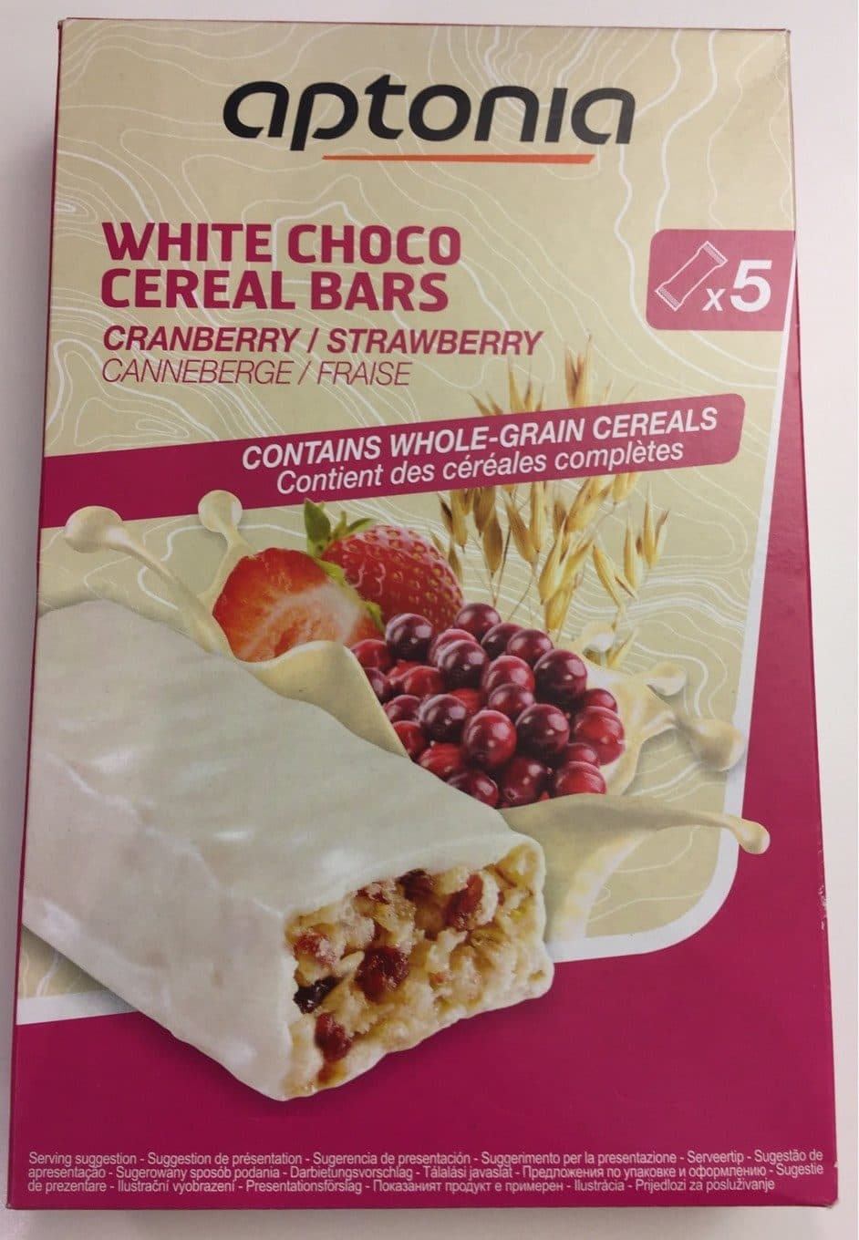 Aptonia White Choco Cranberry/Strawberry packshot