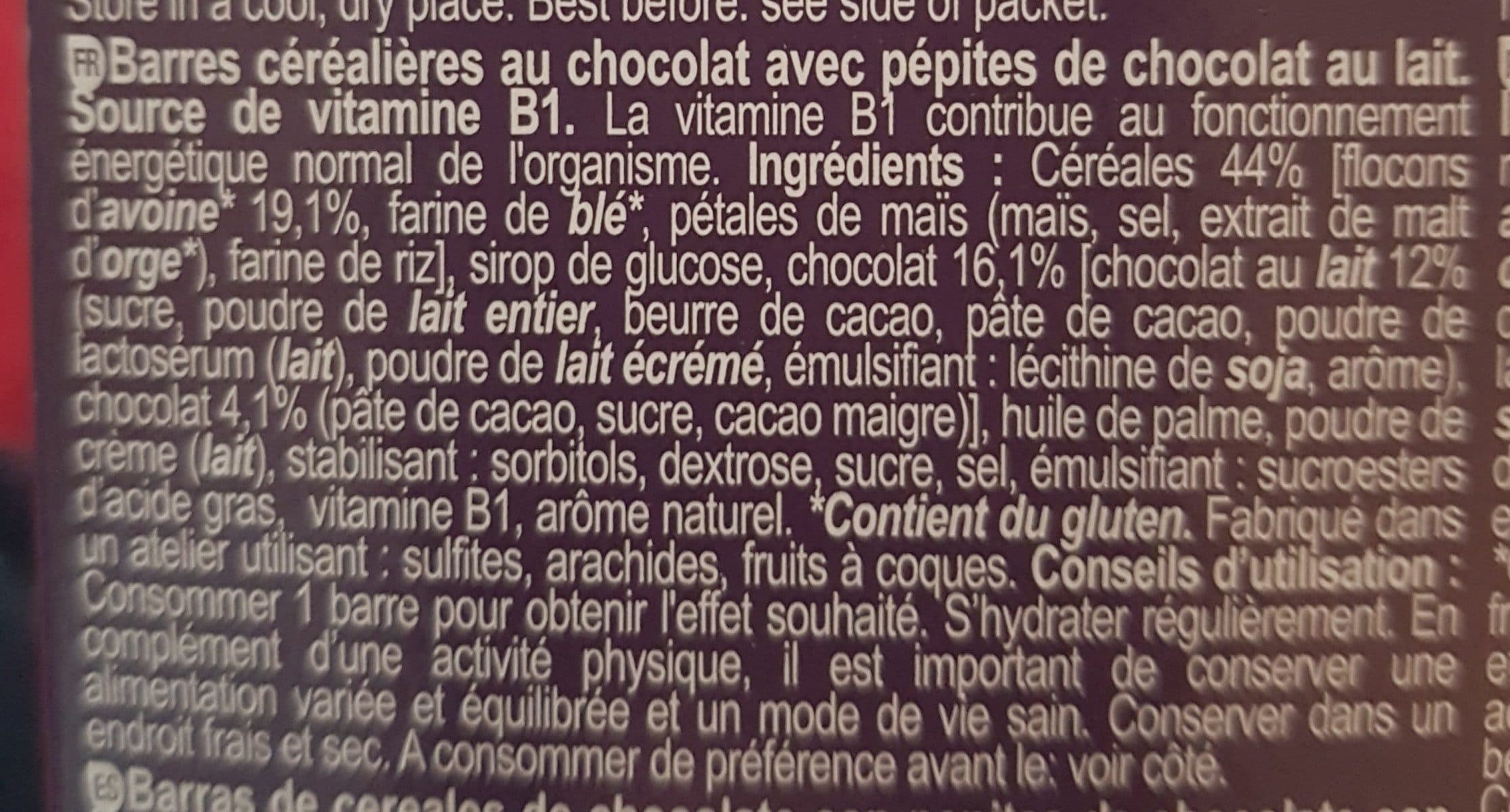 Aptonia Cereal Bars Chocolate packshot