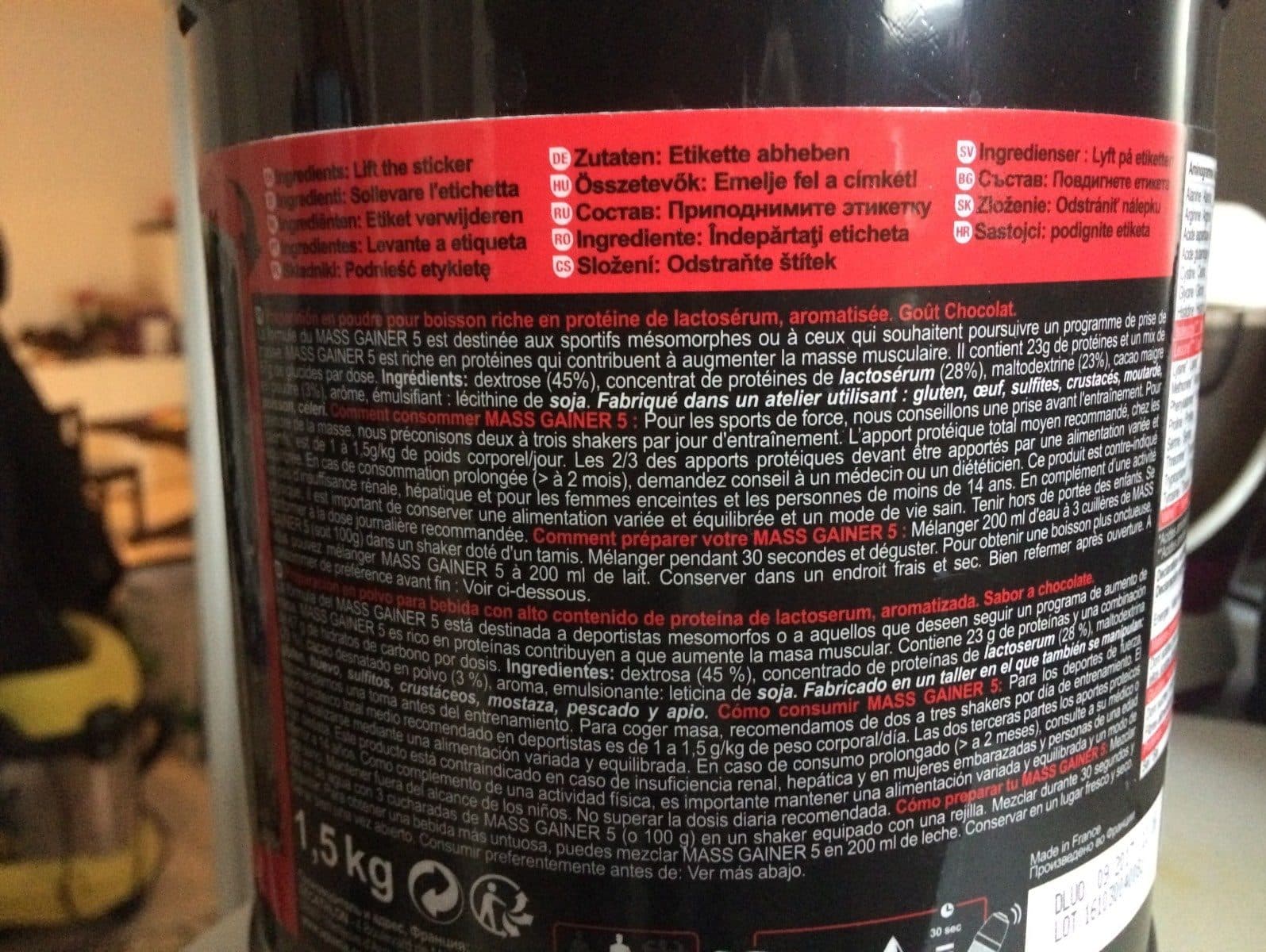 Aptonia Mass gainer packshot
