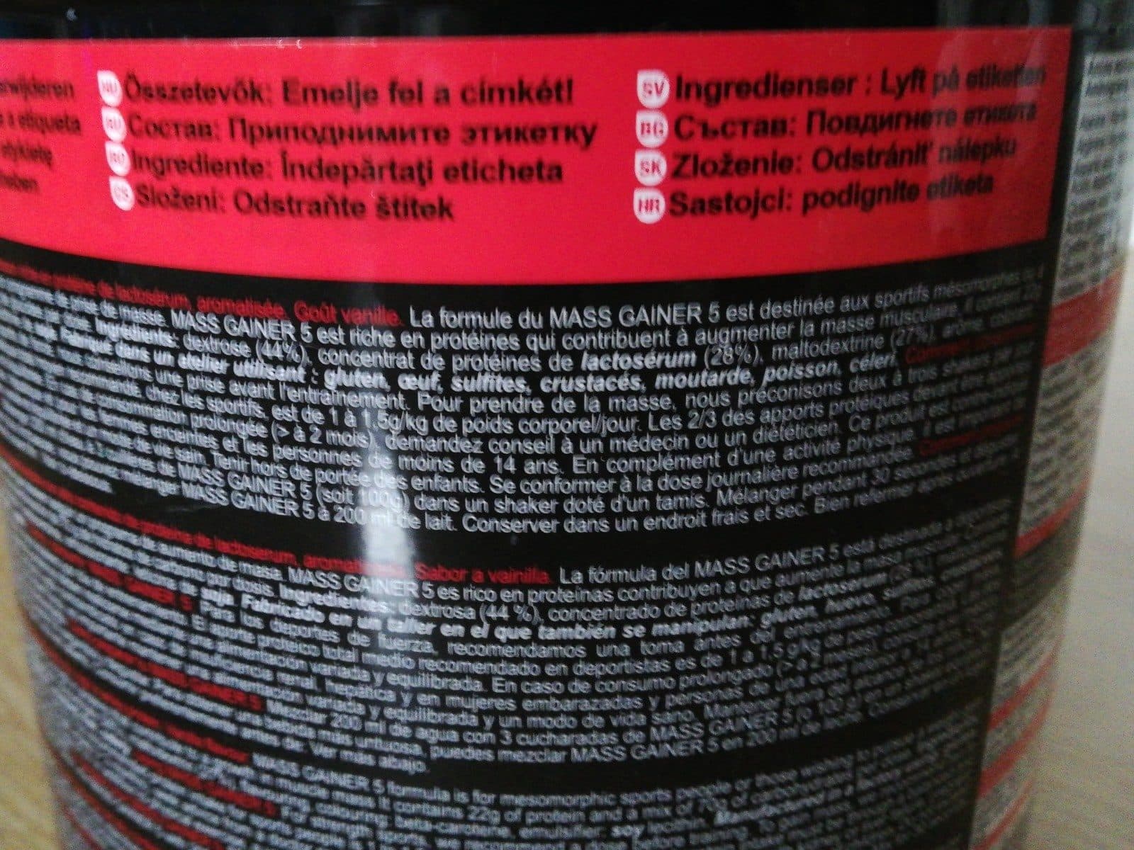 Aptonia Mass gainer packshot