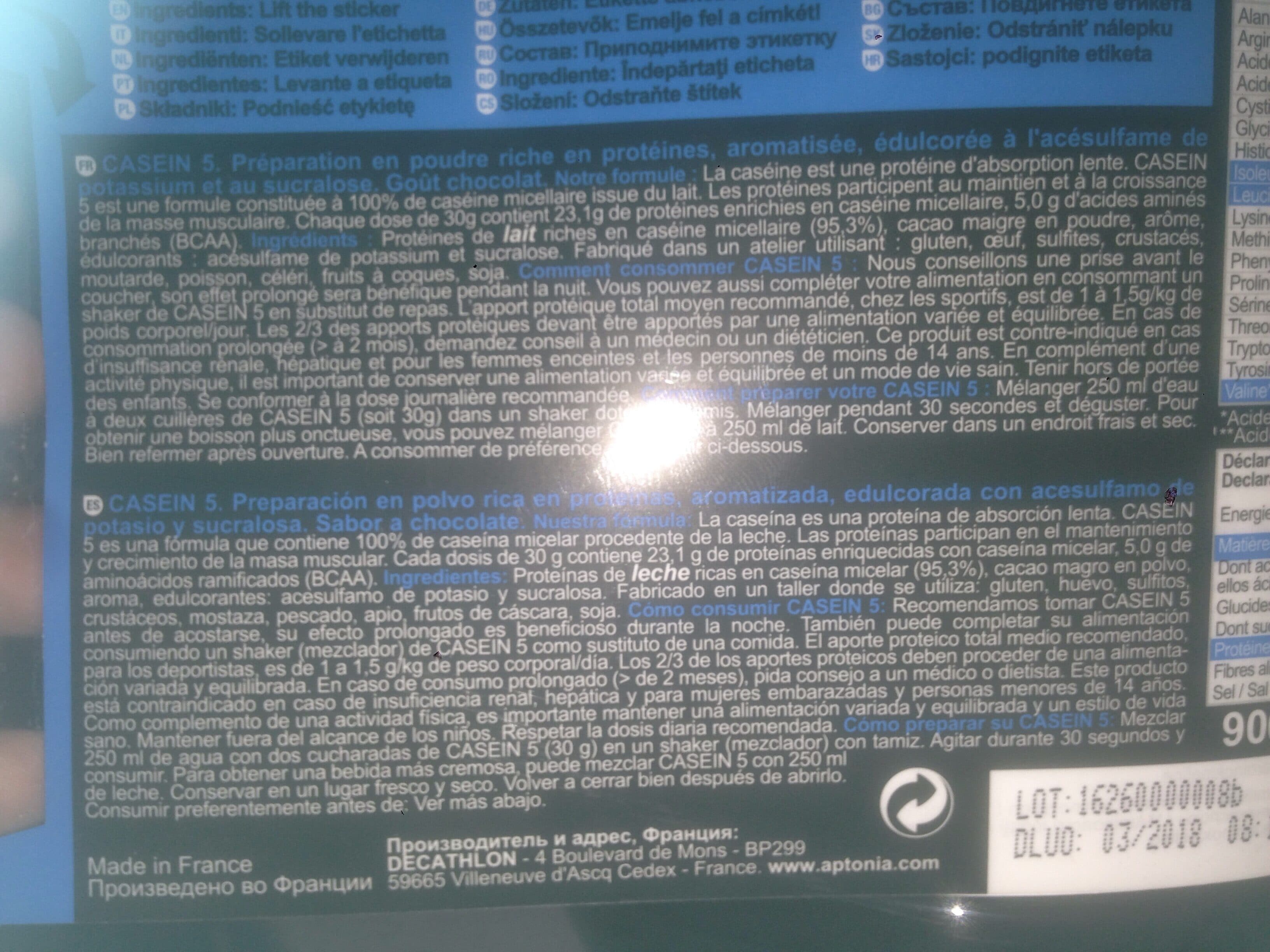 Aptonia Casein5 packshot