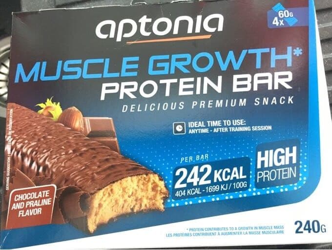 Aptinia Muscle Growth Protein Bar packshot