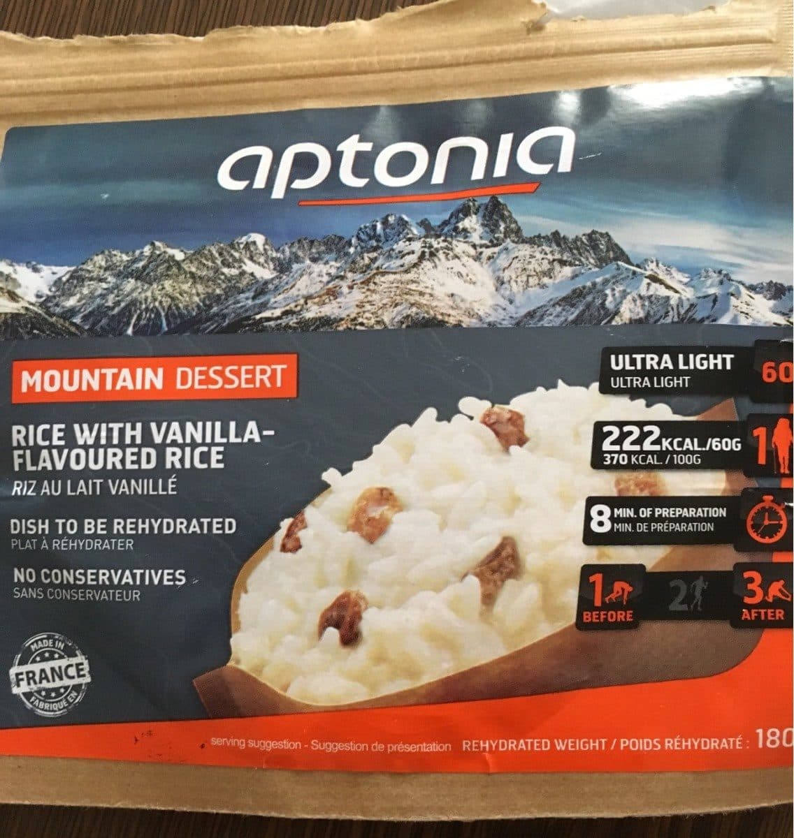 Aptonia Mountain Dessert - riz au lait packshot