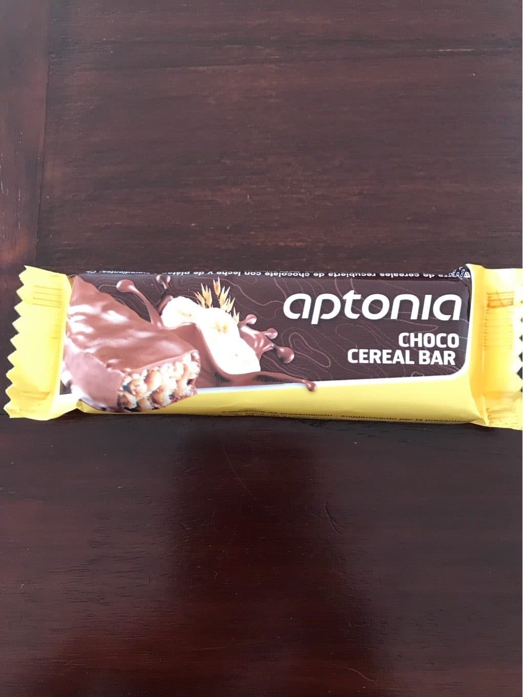 Aptonia Choco cereal bar packshot