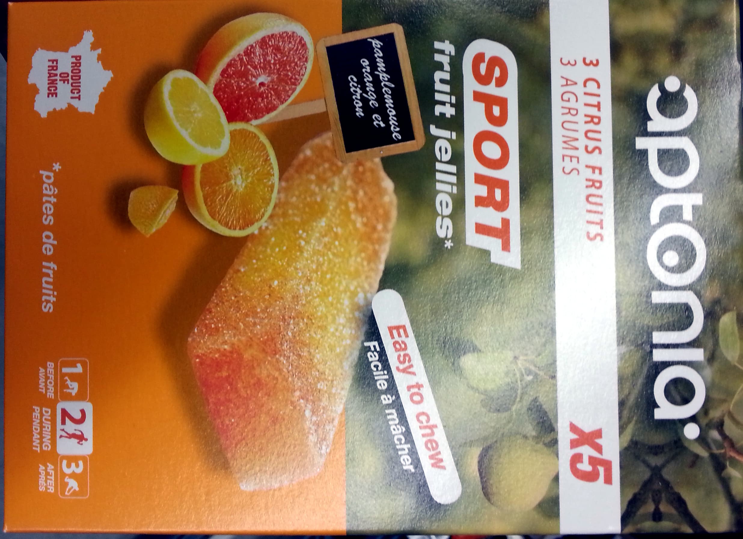 Aptonia Sport fruit jellies packshot