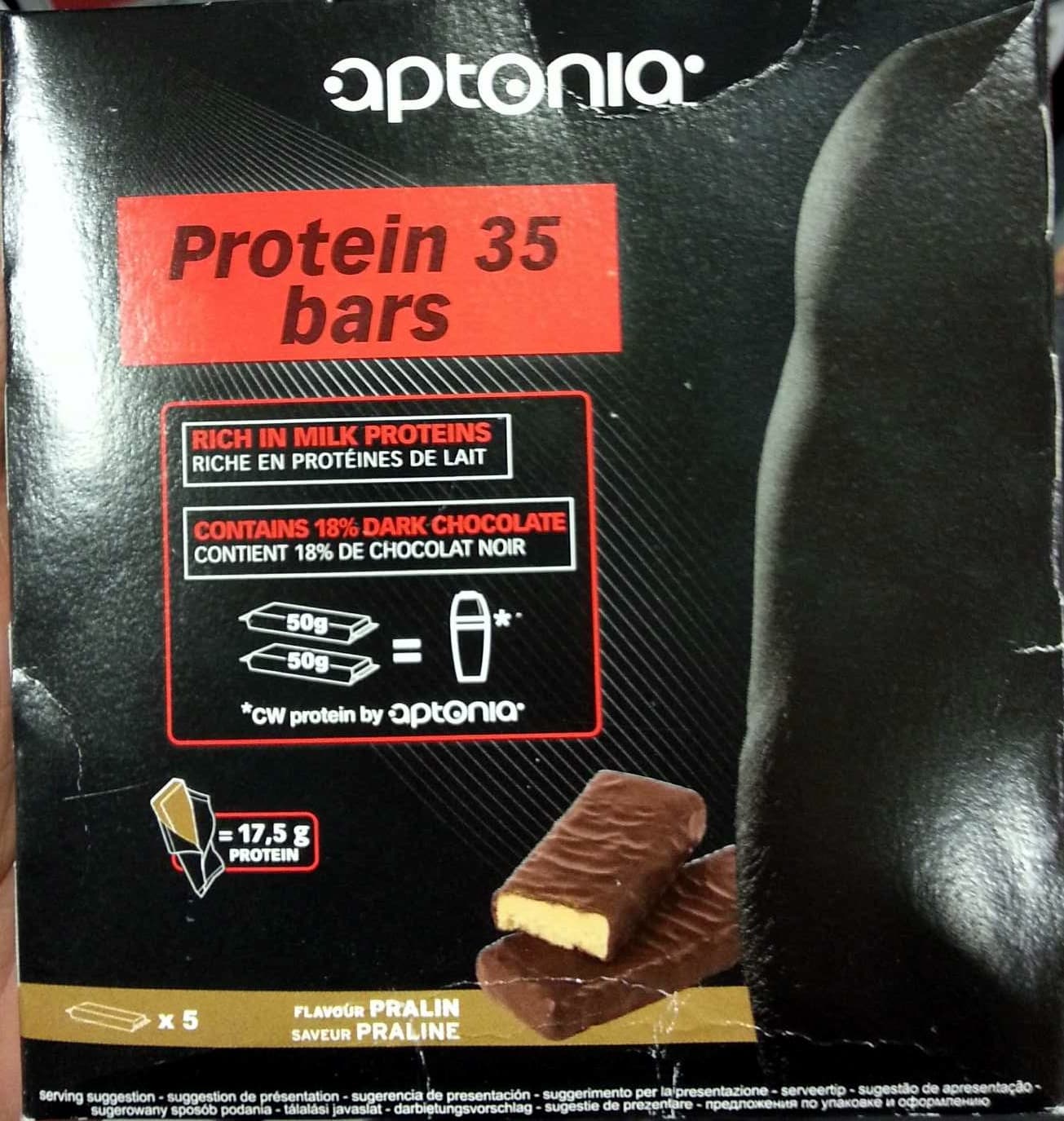 Aptonia Protein 35 bars packshot