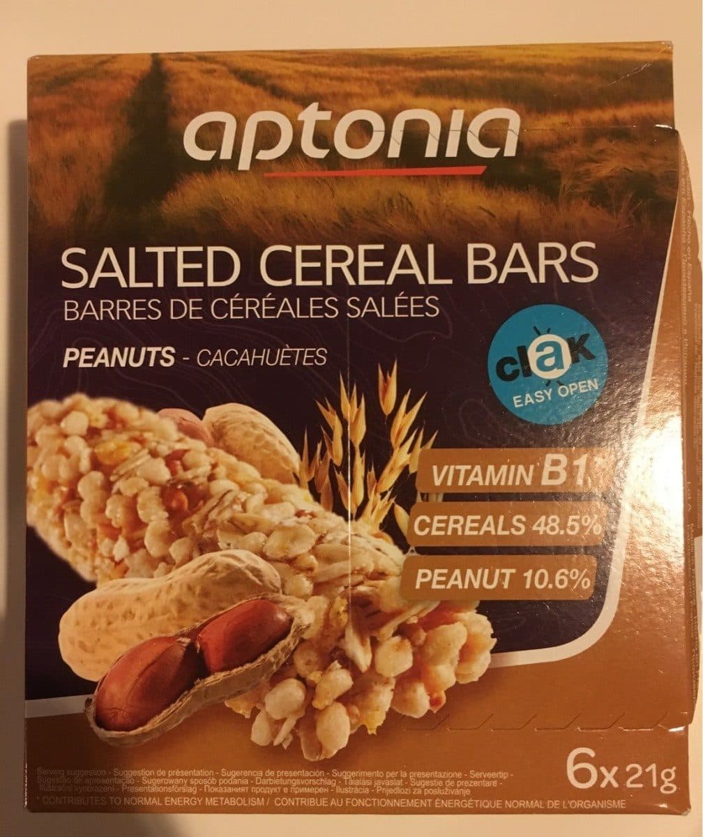 Aptonia Barre de Céréales Salées - Cacahuètes packshot